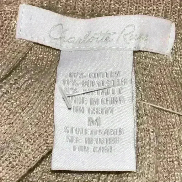 Y2K Charlotte Russe Glitter Gold Cami - Picture 7 of 7